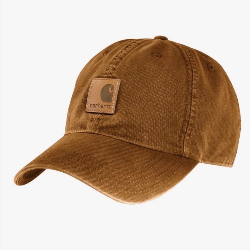 Carhartt Unisex Men Women’s Cotton Canvas Cap Camel Brown